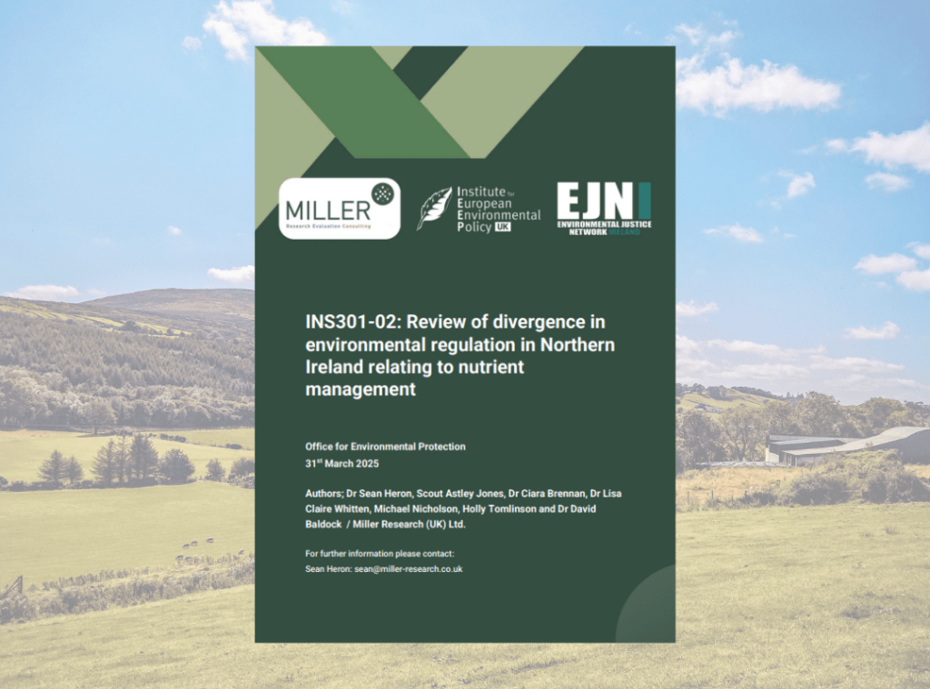 OEP nutrient management report cover