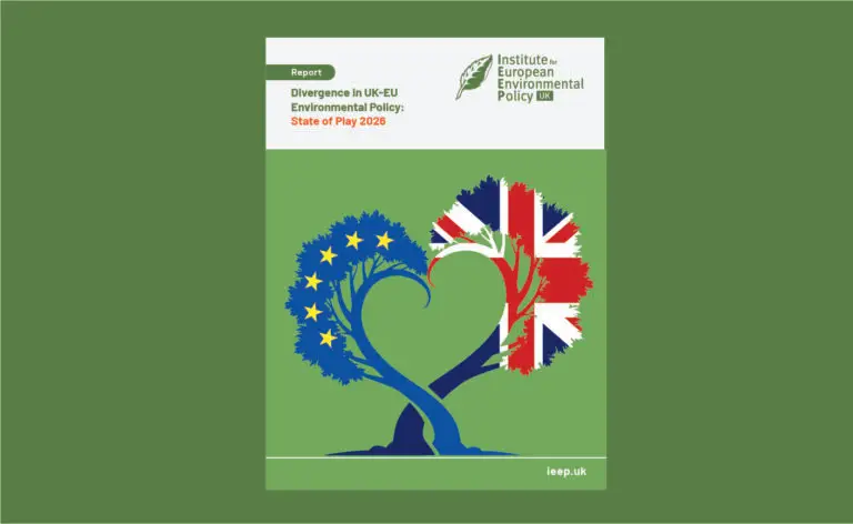 COVER IEEP UK - UK:EU Divergence State of Play 2026